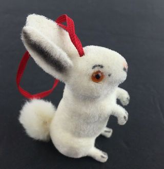 Vintage Wagner West Germany Bunny Rabbit Christmas Ornament Kunstlerschutz