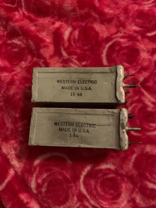 Western Electric Capacitor / Cond.  Set (i 44 & Iv 44)