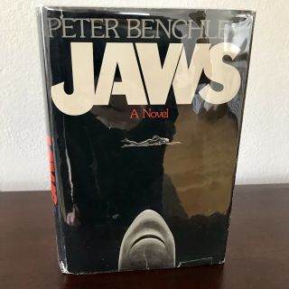 Jaws Peter Benchley True 1st Printing O44 1974 Shark Horror Thriller Doubleday