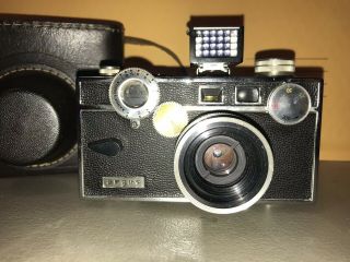 Vintage Argus C - 3 35mm Film Camera w/Light Meter and Case 50mm.  F 3.  5 The Brick 2