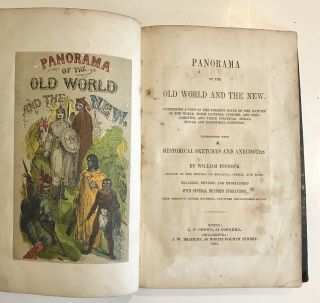 1853 Prospectus Saleman’s Sample Panorama Of The Old World And The,  Pinnock 4