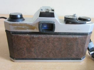 Vintage Asahi Pentax K1000 SE camera BROWN CASE w/ SMC Pentax - M1:2 50mm Lens 4