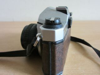 Vintage Asahi Pentax K1000 SE camera BROWN CASE w/ SMC Pentax - M1:2 50mm Lens 5