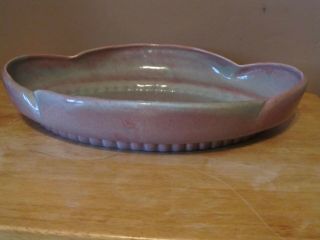 Vintage Purple/green West Coast Pottery 617 Serving Bowl C.  40 