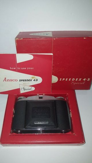 Ansco Speedex 4.  5 Special Camera Complete