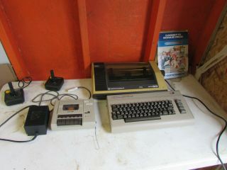 Vintage Commodore 64 Computer W Mps801 Printer Data Master 5500 Cassette