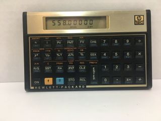 Hewlett Packard Hp 12c Financial Calculator Vintage
