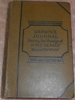 1892 Charles Darwin Voyage HMS Beagle Round World Antiquarian Natural History 2