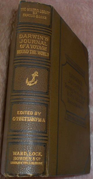 1892 Charles Darwin Voyage HMS Beagle Round World Antiquarian Natural History 3