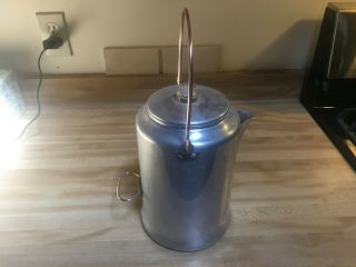 Vintage Comet Aluminum 20 Cup Coffee Pot Percolator