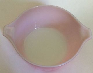 Vintage PYREX 473 1 Qt Pink Gooseberry Covered Casserole Dish w/Glass Lid VGC 3