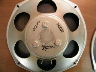 Zenith 49cz903 12 " Full - Range Speaker Pair - Open Baffle Wonders