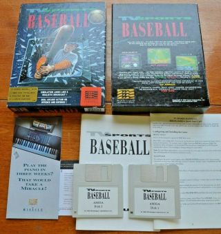 Tv Sports Baseball A Mindscape Game For The Commodore Amiga