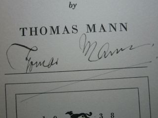 Coming Victory Of Democracy Signed Thomas Mann 5th Print 1938 Trans By Meyer