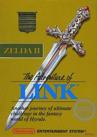 Zelda Ii: The Adventure Of Link For Nintendo Nes Vintage 1e