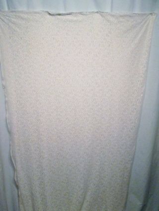 Vintage Fabric SHEER STRETCH WHITE LACE Polyester Blend Stretchy 85x129 4
