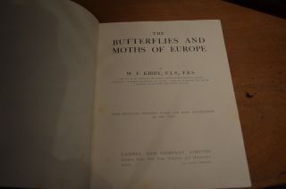 The Butterflies And Moths Of Europe By WF Kirby 1907 Illustrated Leather Bound 5