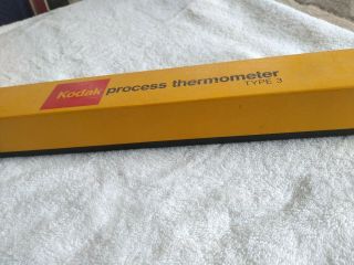 VINTAGE KODAK PROCESS THERMOMETER TYPE 3 - MADE IN THE USA 2
