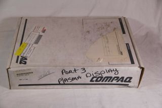 Nos Plasma Replacement Screen For Compaq Portable 386 107381 - 001 - Please Read