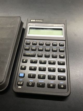 Hp Hewlett Packard 27s Scientific Calculator - With Cover