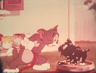 Tom And Jerry 16mm film “Slicked - up Pup” 1951 Vintage Cartoon 4
