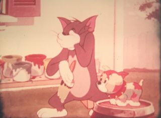 Tom And Jerry 16mm film “Slicked - up Pup” 1951 Vintage Cartoon 5