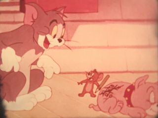 Tom And Jerry 16mm film “Slicked - up Pup” 1951 Vintage Cartoon 7