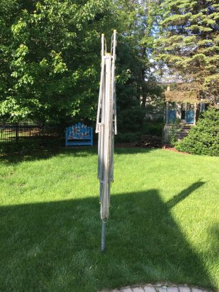 VNTG Outdoor Clothes Line Laundry Retractable Rotating Dryer 32 Lines @ 89” Each 7