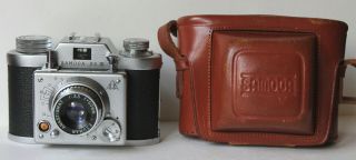Vintage Samoca 35 Iii Viewfinder Camera,  Ezumar Anastigmat 50mm 3.  5 Lens & Case