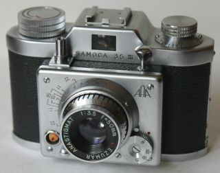 Vintage Samoca 35 III Viewfinder Camera,  Ezumar Anastigmat 50mm 3.  5 Lens & Case 2