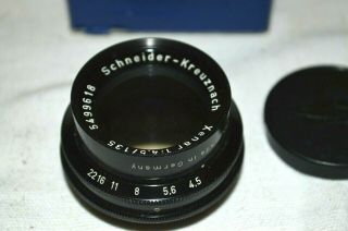 Schneider Kreuznach Xenar F/4.  5 135mm Screw Mount Lens