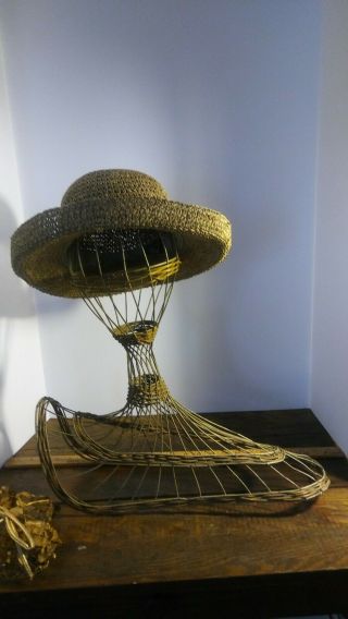 Vintage Wire Hat Form