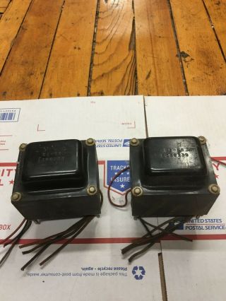 Heathkit Aa - 100 High Fidelity Output Transformers Stancor 51 - 58 Pp 7591 Pair