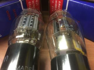 NOS PAIR Brimar 5V4G / GZ32 Rectifiers (Radiotron Rebrand from 1950 ' s) $1NR 4