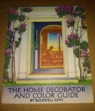 1939 Rockwell Kent Sherwin - Williams Home Decorator Guide Paint Chips Illustrated