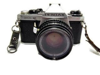 Pentax Me 35mm Film Camera W/ 50 Mm Lens