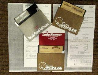 Lode Runner - Jawbreaker - Crossfire 3 Video Games Commodore 64 Floppy Disks/guide