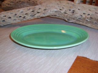Vintage Bauer Pottery Ringware Small Jade Green Oblong Platter