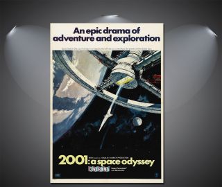 2001: A Space Odyssey Vintage Movie Poster - A1,  A2,  A3,  A4 Available