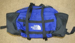 Vtg The North Face Lumbar Support Big Fanny Pack Waist Bag Travel Hiking
