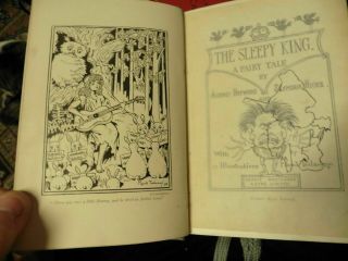 the sleepy king aubrey hopwood very rare first edition hardback 1898 gold leaf 4