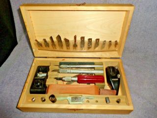 Vintage Large X - Acto Advanced Wood Carvers Hobby Tool Box Set