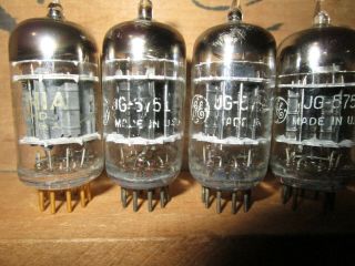 (4) Nos To Very Strong Ge D Getter 3 - Mica Bp & Syl.  Goldpin 5751 Audio Tubes