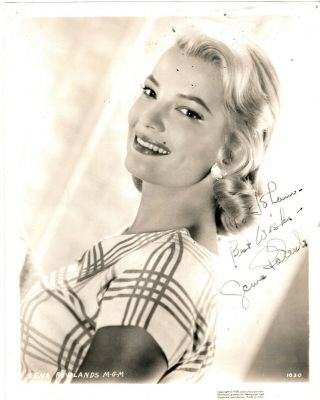 American Actress Gena Rowlands,  Signed Vintage Studio Photo.