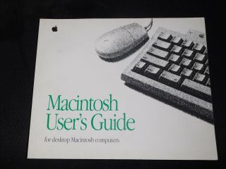 Vintage 1993 Apple Macintosh User 