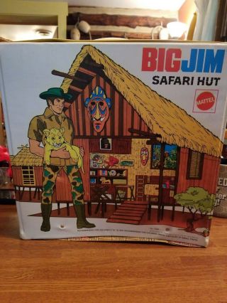Vintage Big Jim Safari Hut By Mattel