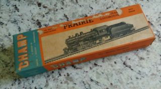 Vintage Champ Prairie 2 - 6 - 2 Model Toy Train Locomotive Steam Engine,  Boxed,  Ho