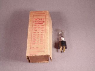 1 Wd - 11 Rca Radiotron Collectible Antique Radio Amplifier Vacuum Tube Nos 2