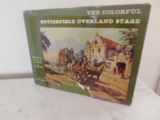 Butterfield Overland Stage By Reed,  1966,  1st,  Vg/nf,  Dj/poor,  Paintings Of