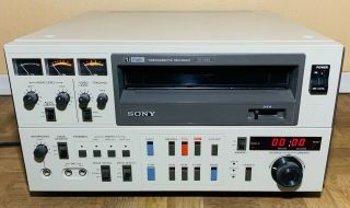 Sony Vo - 5850 U - Matic Videocassette Recorder Editing Desk / Repair